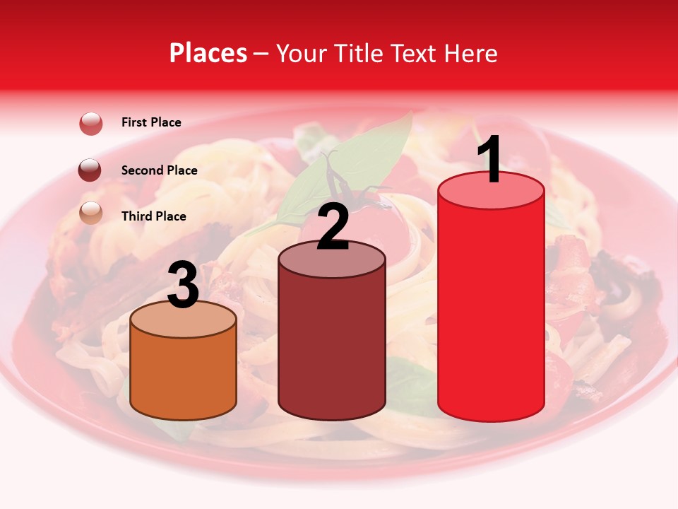 Cooked Cherry Lunch PowerPoint Template