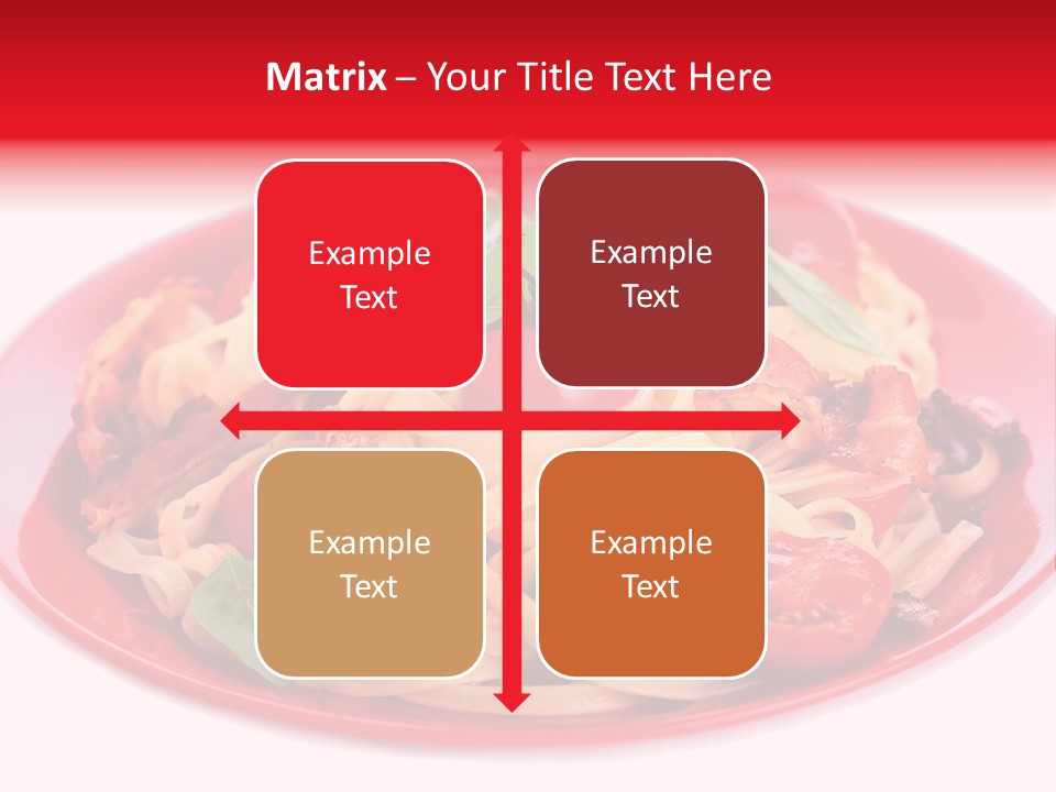 Cooked Cherry Lunch PowerPoint Template