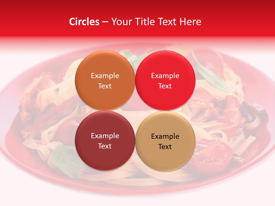 Cooked Cherry Lunch PowerPoint Template
