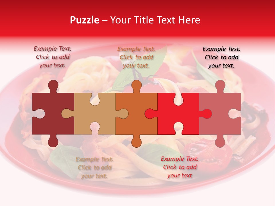 Cooked Cherry Lunch PowerPoint Template