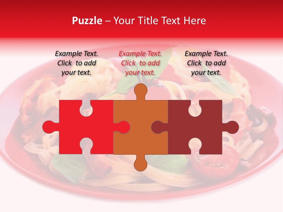 Cooked Cherry Lunch PowerPoint Template