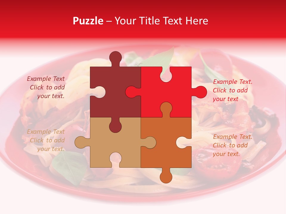 Cooked Cherry Lunch PowerPoint Template