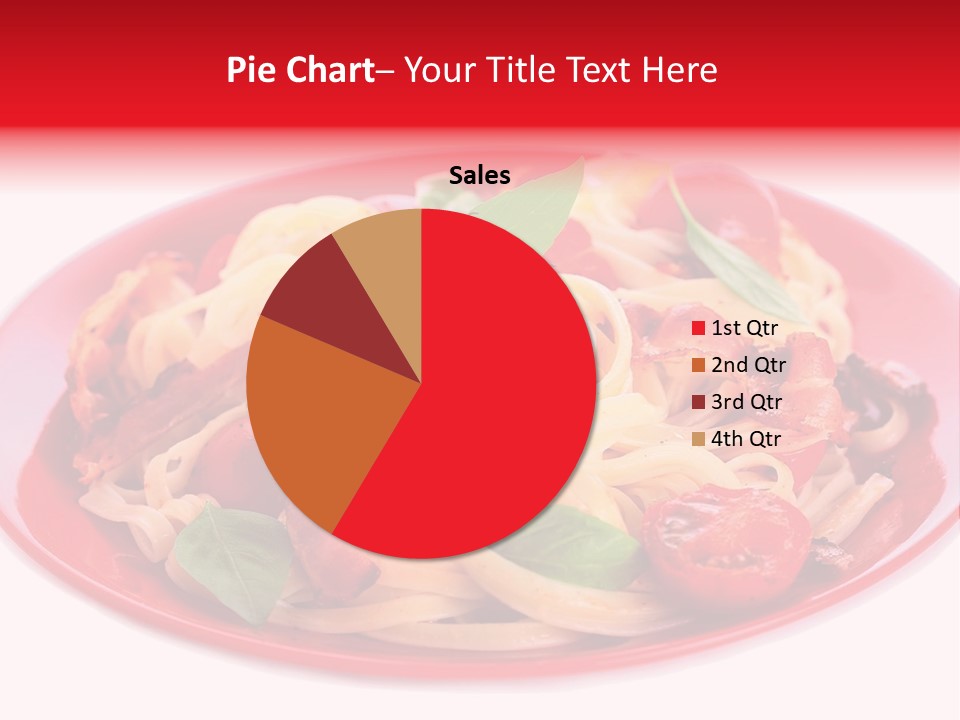 Cooked Cherry Lunch PowerPoint Template