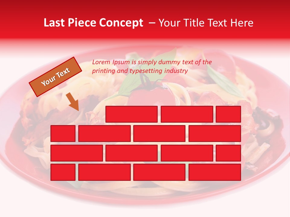 Cooked Cherry Lunch PowerPoint Template
