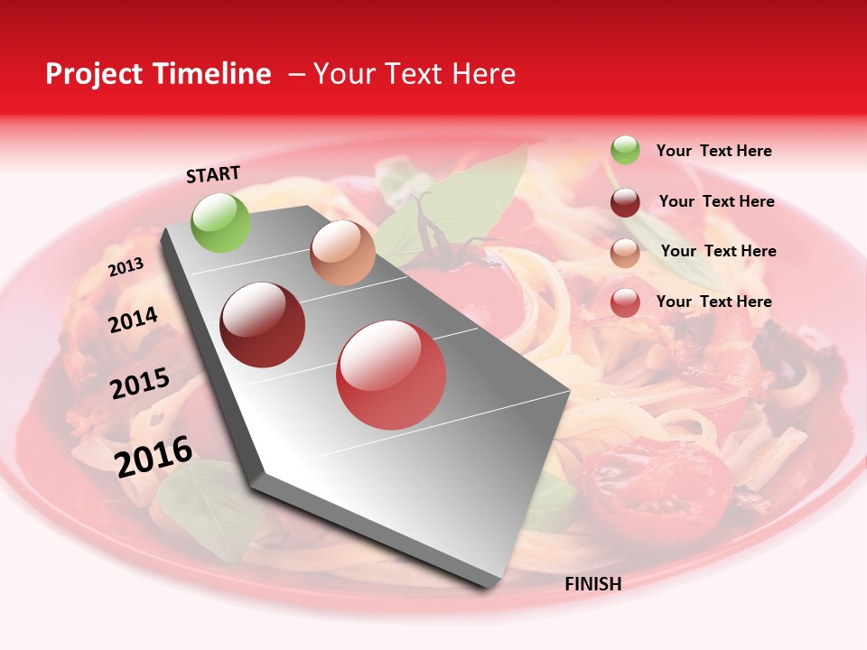 Cooked Cherry Lunch PowerPoint Template