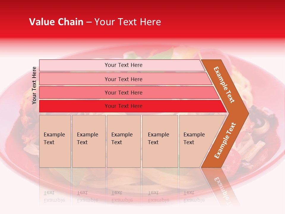 Cooked Cherry Lunch PowerPoint Template
