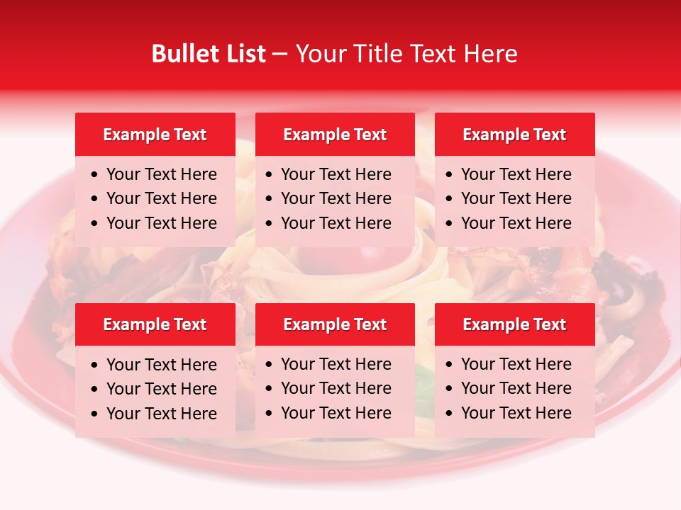 Cooked Cherry Lunch PowerPoint Template