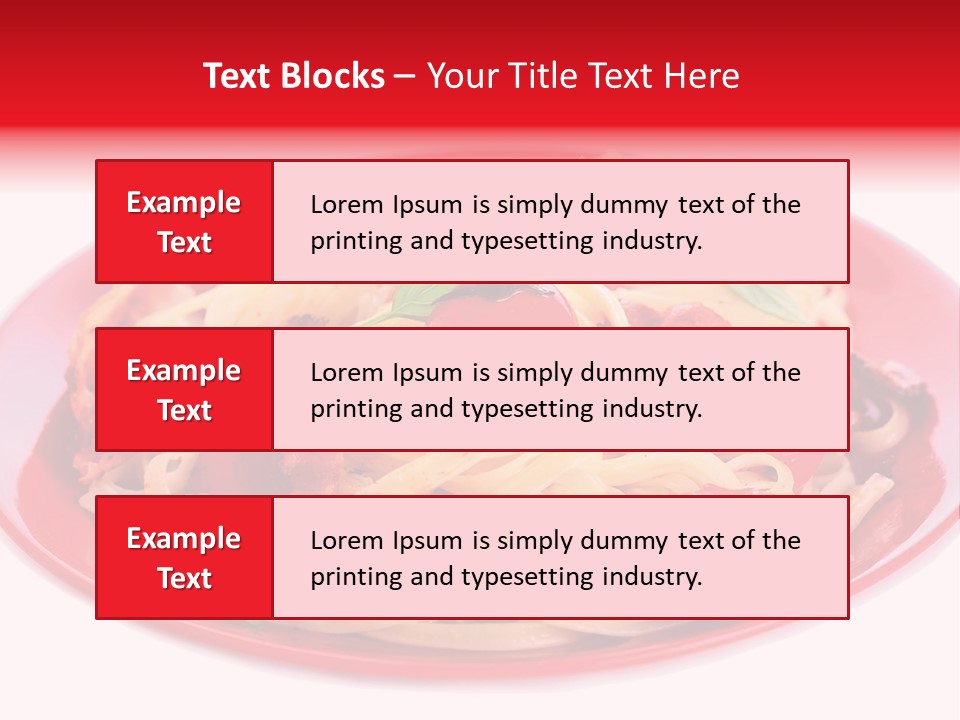 Cooked Cherry Lunch PowerPoint Template