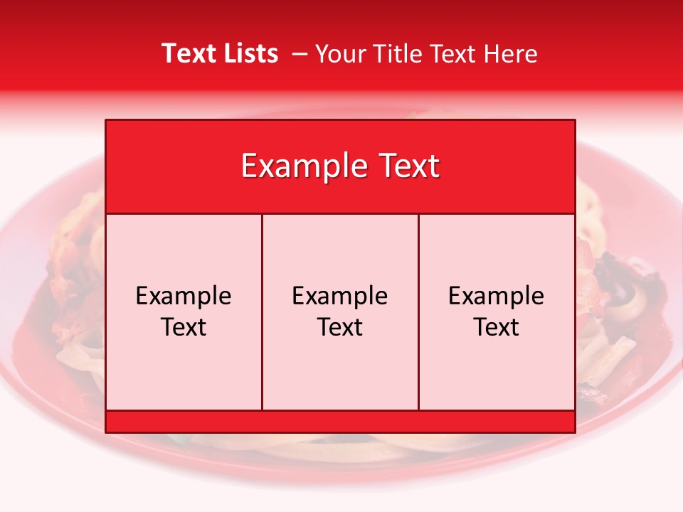 Cooked Cherry Lunch PowerPoint Template