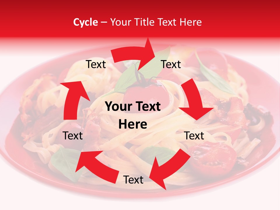 Cooked Cherry Lunch PowerPoint Template