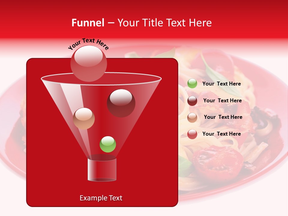 Cooked Cherry Lunch PowerPoint Template