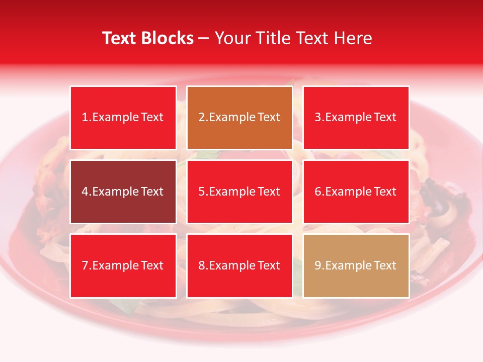 Cooked Cherry Lunch PowerPoint Template