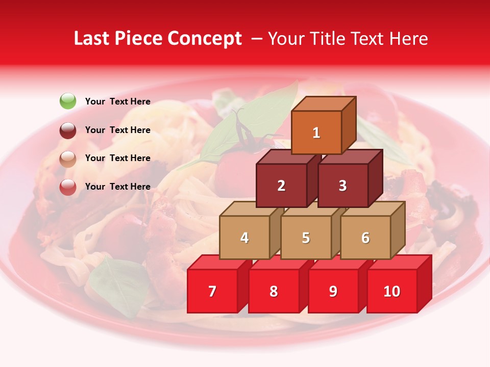 Cooked Cherry Lunch PowerPoint Template