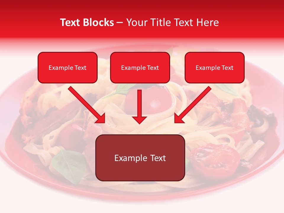 Cooked Cherry Lunch PowerPoint Template