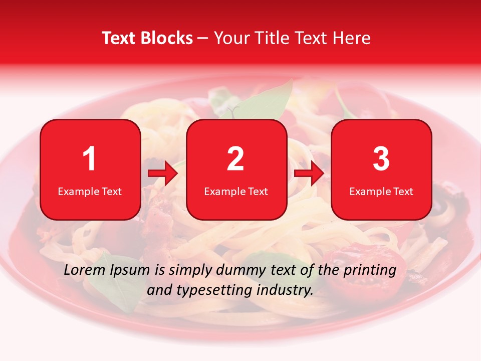 Cooked Cherry Lunch PowerPoint Template
