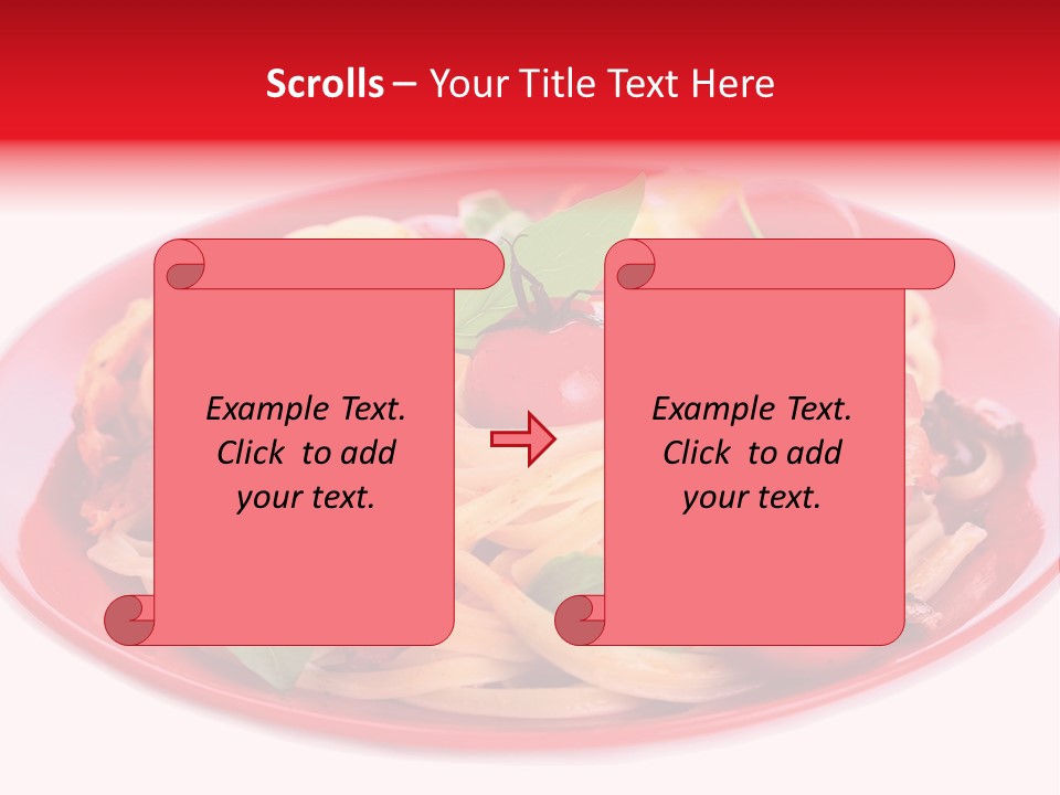 Cooked Cherry Lunch PowerPoint Template