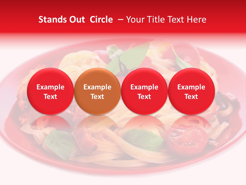Cooked Cherry Lunch PowerPoint Template