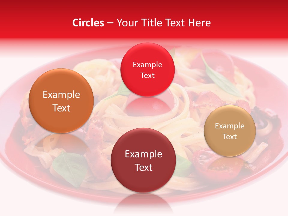 Cooked Cherry Lunch PowerPoint Template