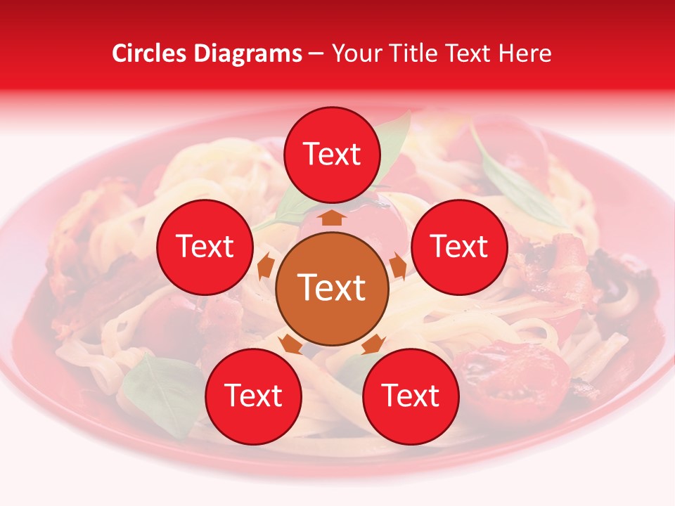 Cooked Cherry Lunch PowerPoint Template