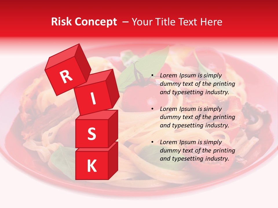 Cooked Cherry Lunch PowerPoint Template