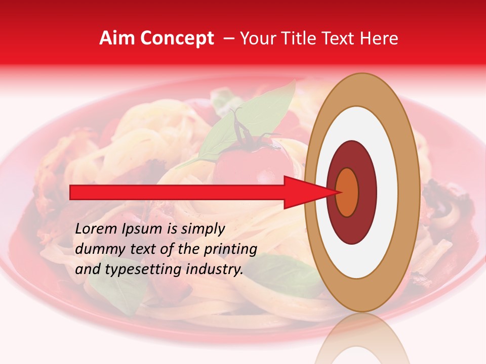Cooked Cherry Lunch PowerPoint Template