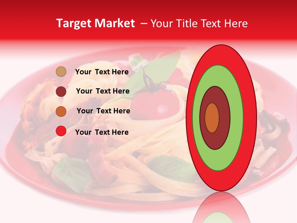 Cooked Cherry Lunch PowerPoint Template