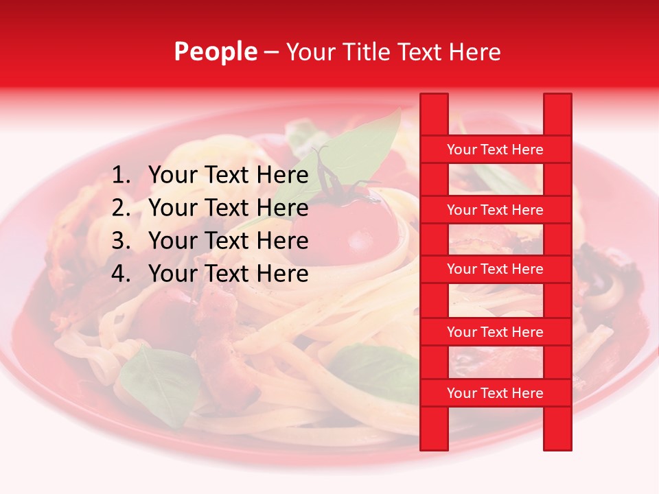 Cooked Cherry Lunch PowerPoint Template