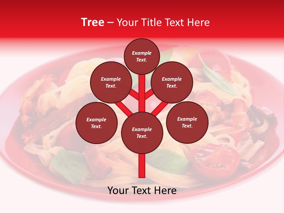 Cooked Cherry Lunch PowerPoint Template