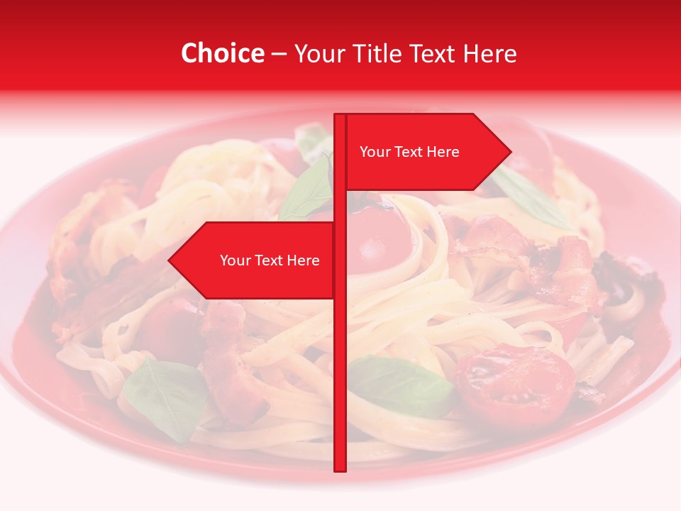 Cooked Cherry Lunch PowerPoint Template