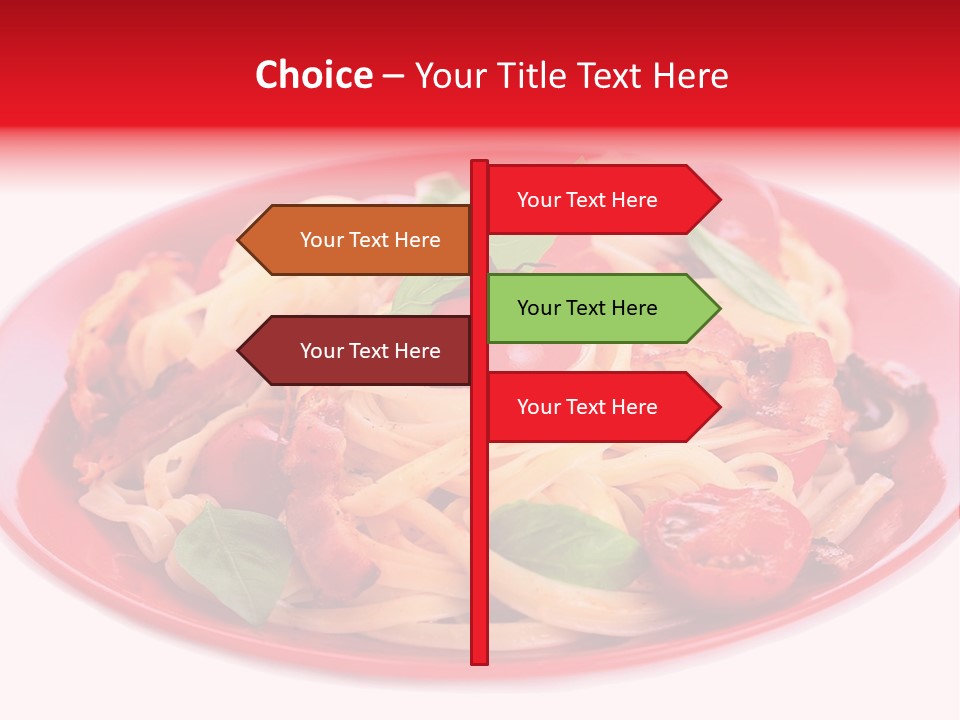 Cooked Cherry Lunch PowerPoint Template