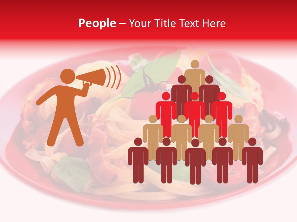 Cooked Cherry Lunch PowerPoint Template