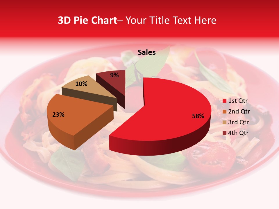 Cooked Cherry Lunch PowerPoint Template