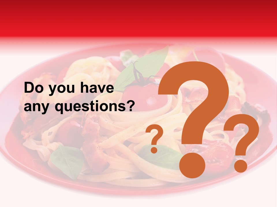 Cooked Cherry Lunch PowerPoint Template