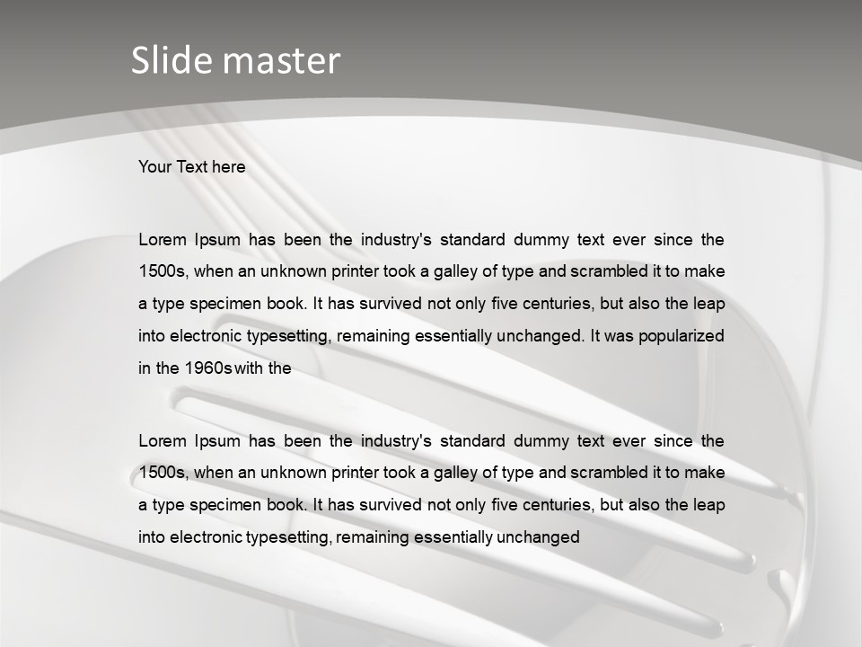 Arranging Meal Background PowerPoint Template