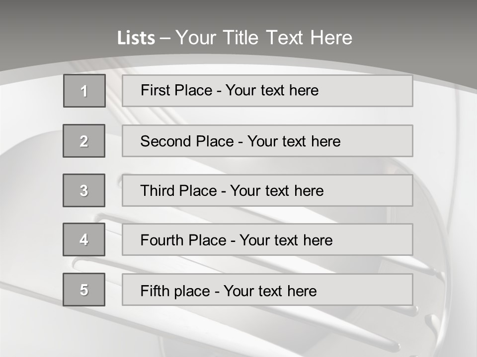 Arranging Meal Background PowerPoint Template