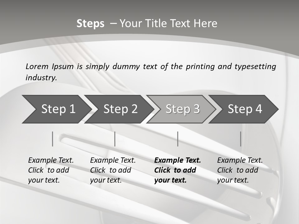 Arranging Meal Background PowerPoint Template