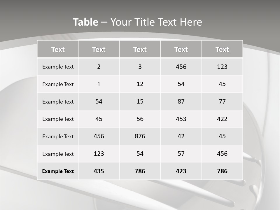 Arranging Meal Background PowerPoint Template