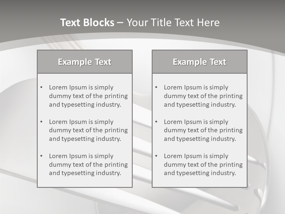 Arranging Meal Background PowerPoint Template