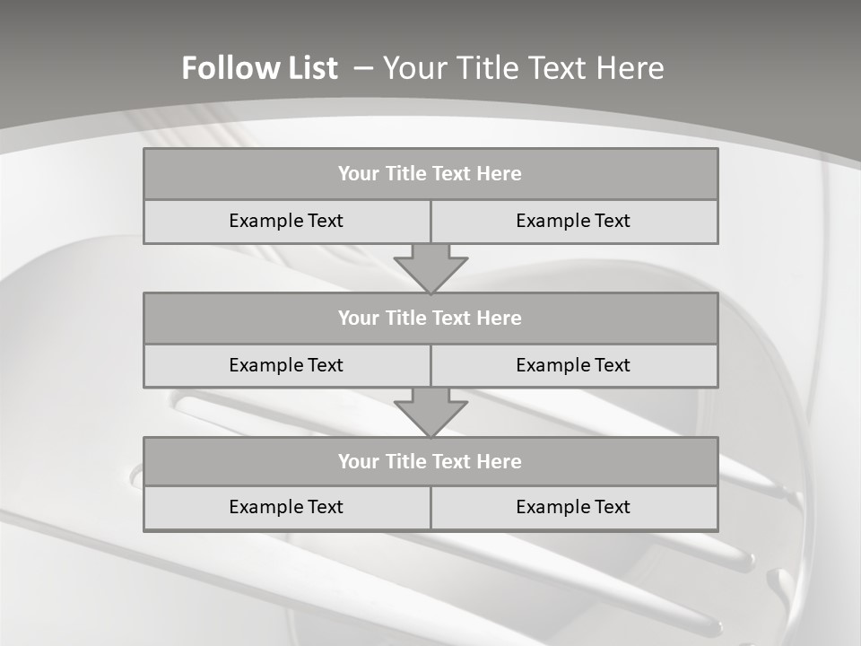 Arranging Meal Background PowerPoint Template