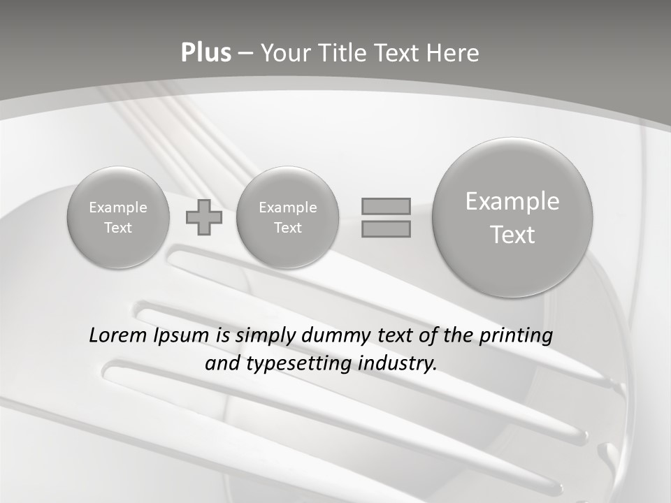 Arranging Meal Background PowerPoint Template