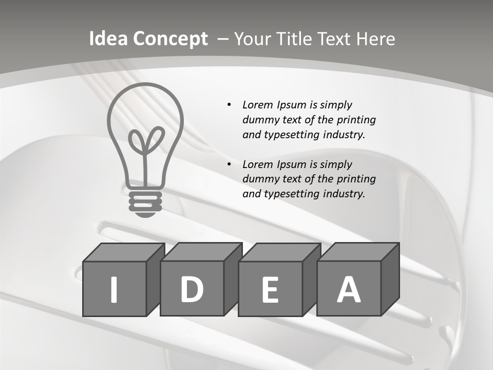 Arranging Meal Background PowerPoint Template