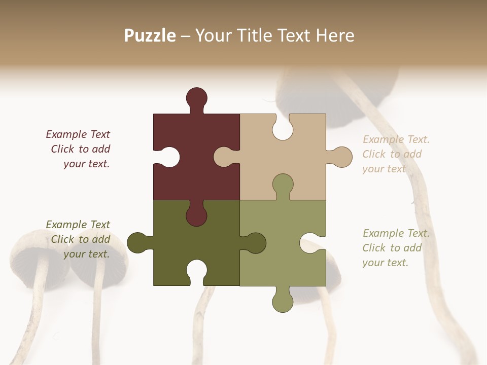 Fir Fungi Ritual PowerPoint Template