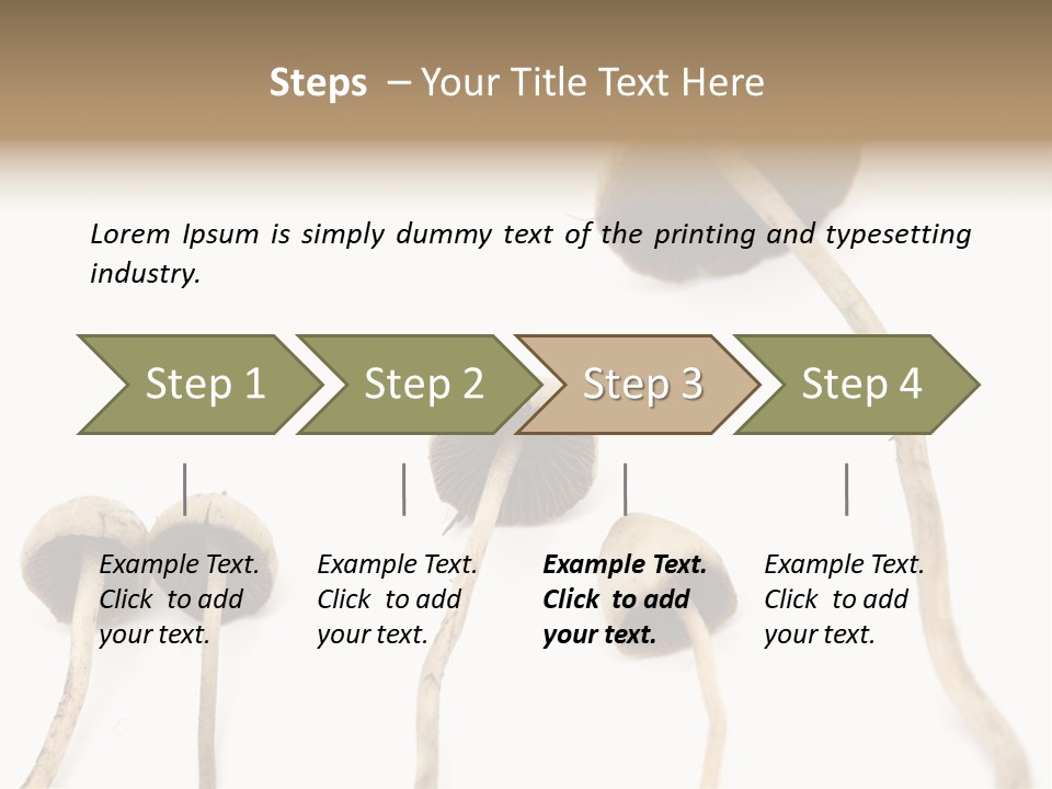 Fir Fungi Ritual PowerPoint Template