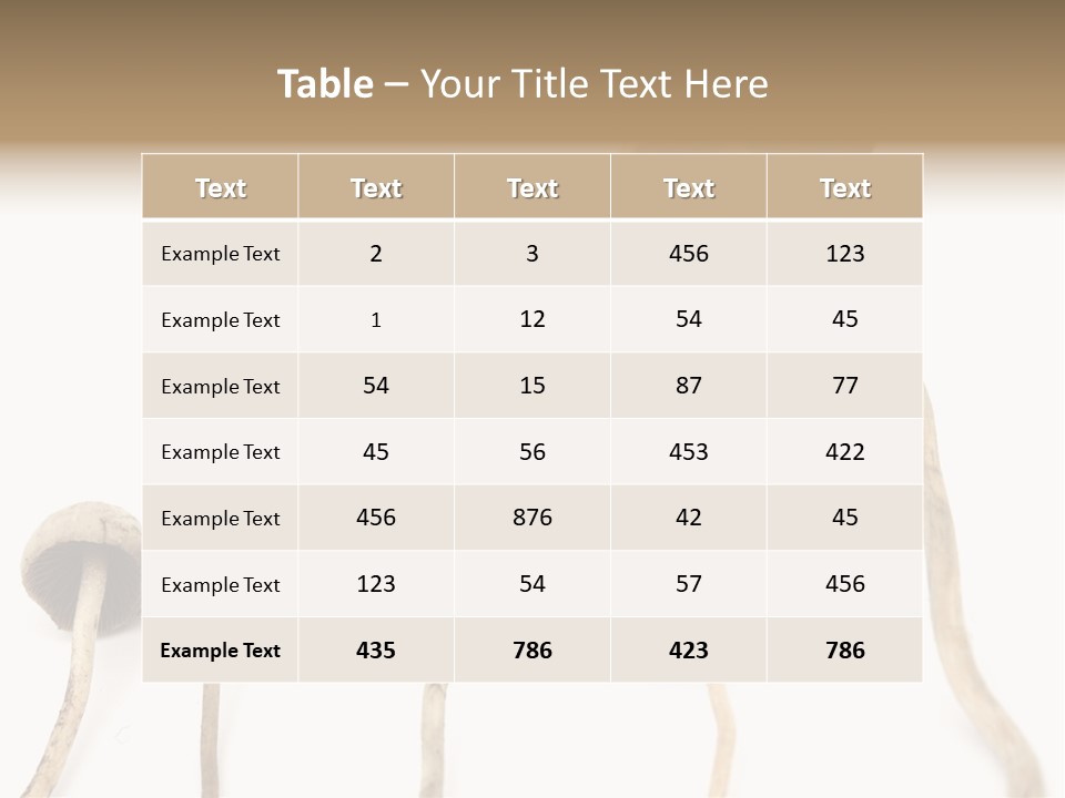 Fir Fungi Ritual PowerPoint Template