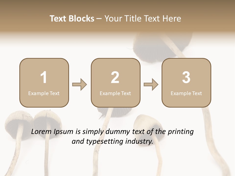 Fir Fungi Ritual PowerPoint Template