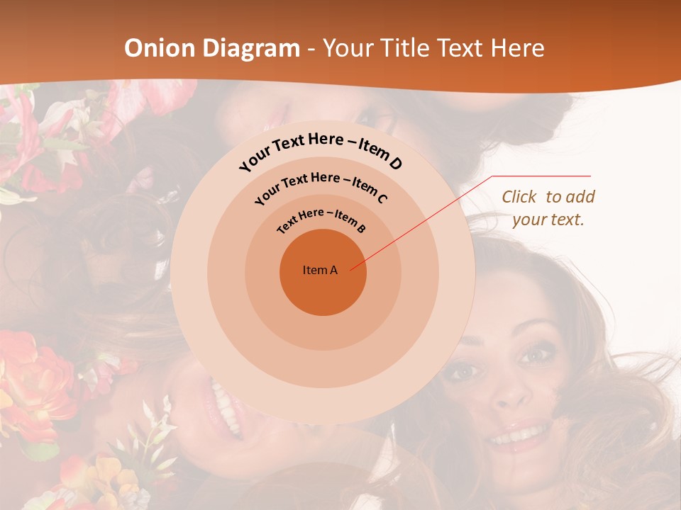 A Group Of Women Standing Next To Each Other PowerPoint Template