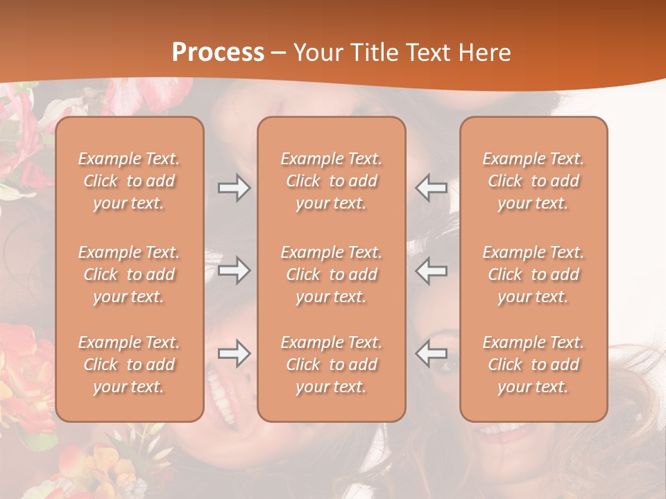 A Group Of Women Standing Next To Each Other PowerPoint Template