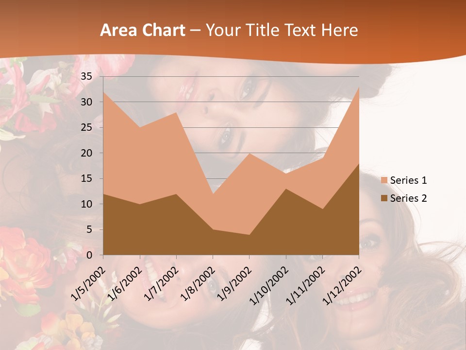 A Group Of Women Standing Next To Each Other PowerPoint Template