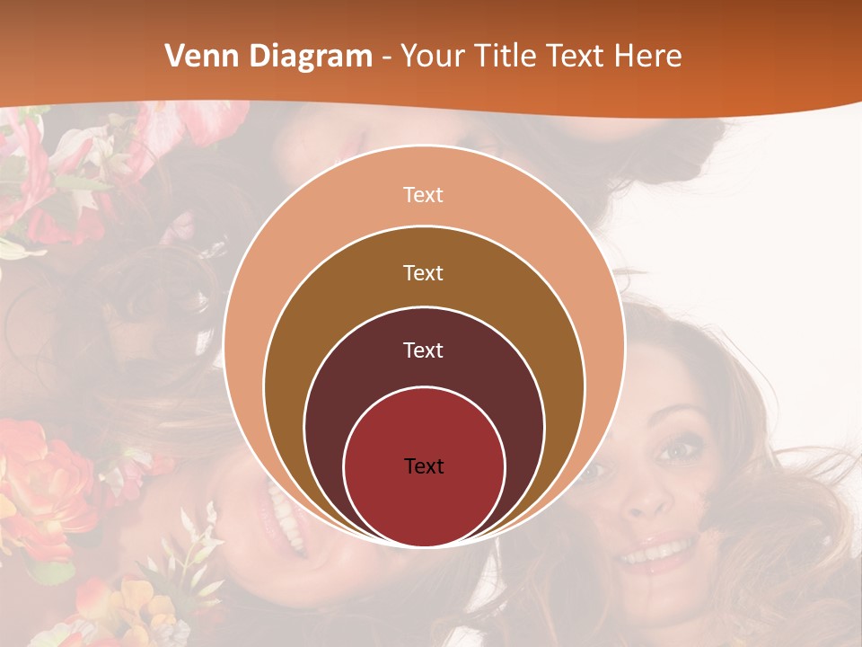 A Group Of Women Standing Next To Each Other PowerPoint Template