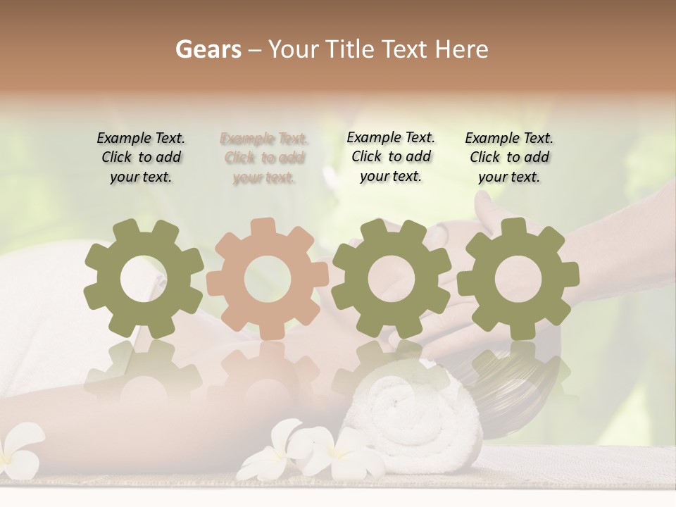 Neck Top Wellness PowerPoint Template